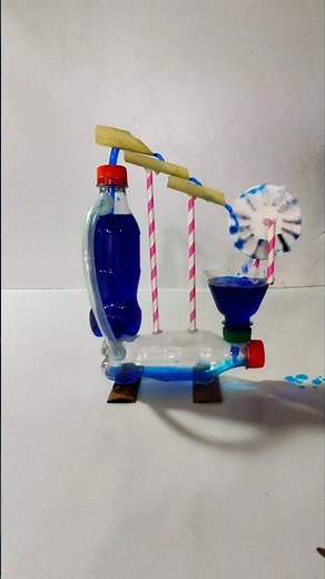 😱 No Motor — Just a Water Turbine!#waterfountain #diyproject #shorts