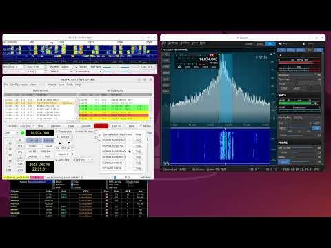 Linux SmartSDR FT8 QSO