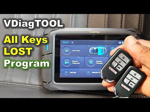 All keys LOST on Honda: Programming Smart keys WITHOUT a Working Key / Fastest Scan Tool programming