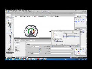 Use guage element in wincc runtime advanced in TIA portal software