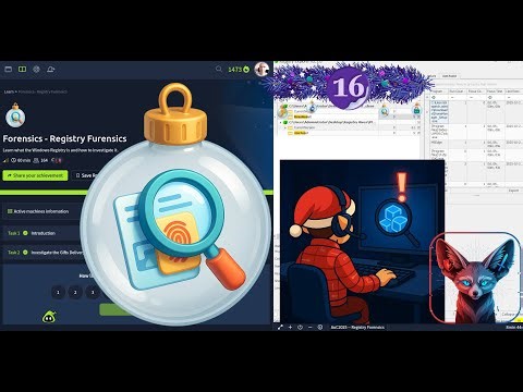 TryHackMe Forensics - Registry Furensics - Advent of Cyber 2025