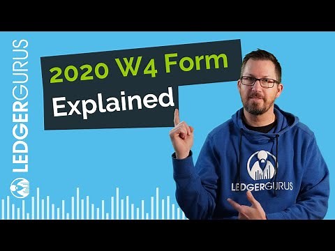 2020 W-4 Form Explained