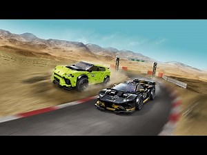 LEGO Speed Champions Lamborghini Urus ST-X & Lamborghini Huracán Super Trofeo EVO - 76899 | 360°