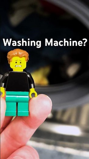 Can a Lego figure survive the washing machine?