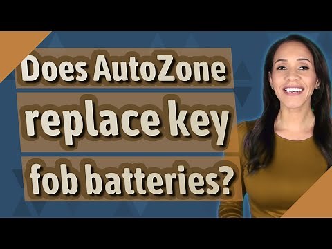 Does AutoZone replace key fob batteries?