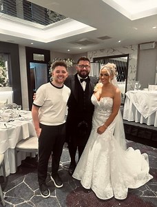 Congratulations to the new Mr. & Mrs. Drummond 👰🏼‍♀️💒 I had the pleasure of singing Catherine & her bridesmaids down the aisle at the beautiful Dalmeny Park House Hotel thanks again for having me at your special day🖤 For any wedding enquiries please email me - Nicholas.mcdonald@live.co.uk 📩 | Nicholas McDonald