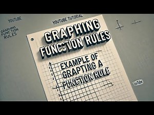 Graphing Function Rules - Example of Graphing a Function Rule - Algebra I