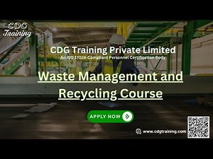 Master Waste Management and Recycling with CDG Training Private Limited | Get Course Link Below |