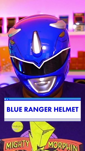 Blue Power Ranger Helmet | Mighty Morphin 90s Collectible