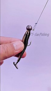 Tips for tying fishing bait using a modified loop knot to make it easier and faster #fishing
