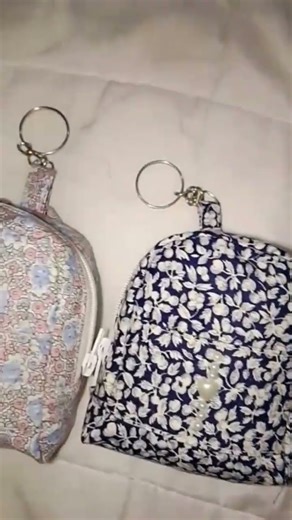 # DIY mini pouch keychain 🙂😁🥰😘❤️❤️