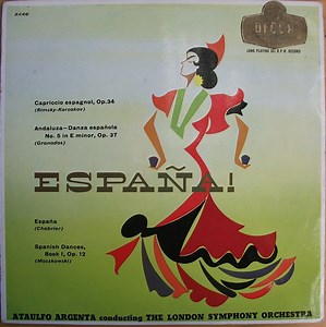 Rimsky-Korsakov, Granados, Moszkowski, Ataúlfo Argenta - London Symphony Orchestra - España- Capriccio Espagnol,Andalusia, Espana Rhapsody, Spanish Dances