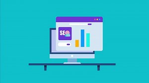 SEO optimization, Website ranking increasing website traffic, marketing, Business SEO - 2d animation