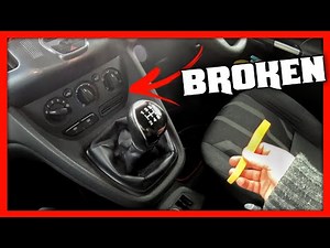 Ford Transit Connect Heater Control Panel Removal