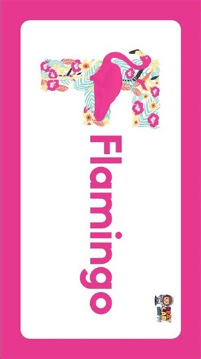 F is for Flamingo | BEST, EASY & FUN