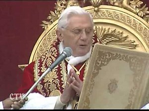 Benedict XVI's Urbi et Orbi Blessing
