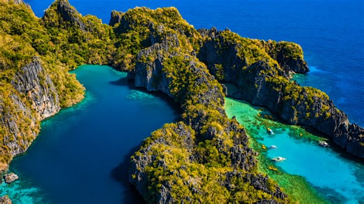 Crystal clear water surrounding the secret coast