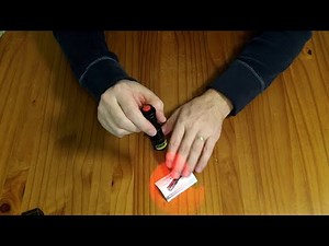 Review: METII low lumen mini red flashlight for astronomy or night reading $12