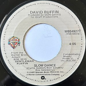 David Ruffin - Slow Dance / Don't You Go Home
