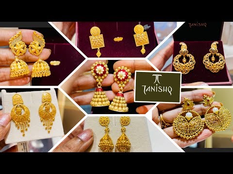 #2026 Beautiful Tanishq Party Wear earrings |Tanishq Latest Gold earring Designs with price |Tanishq
