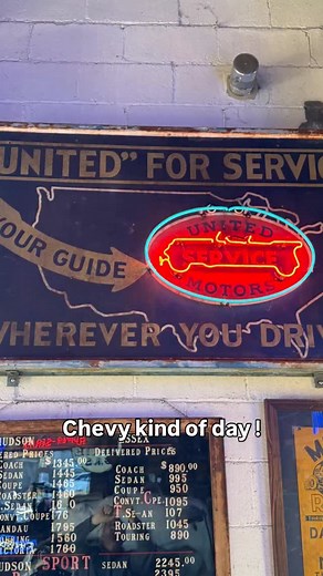 Finishing up some amazing Chevrolet signs in the shop on Monday. Hope your Monday was successful. Hit me up if interested as always the neons are for sale. #neon #auction #sales #shop #rustbeltamericana #americana #antique #gas #untiedservice | Robert Wolfe Picker