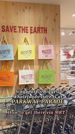 Visit Singapore’s Largest Scoop Wholefoods at Parkway Parade! 🌿✨ Looking for the widest range of organic, sustainable, and wholesome products? Find it all at our biggest store in Singapore, right at Parkway Parade! Getting here is easy! 🚆 Hop on the MRT to Marine Parade (TE26) and take a short walk—you’ll be stocking up on your favorites in no time. 📍 80 Marine Parade Rd, #01-32, Singapore 449269 🥜 More space, more variety, and more of what you love! Watch our video for the best route—see yo