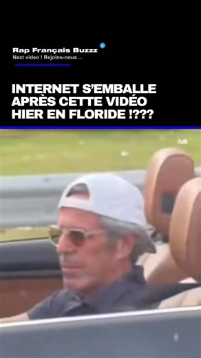 Un homme ressemblant à Jeffrey Epstein se ballade au volant d’une décapotable en Floride !! 🙄