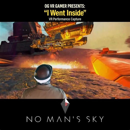 Looted a Derelict Ship, Then Drove a Mech into an Alien Ocean | #NoMansSky #PSVR2 #iwentinside