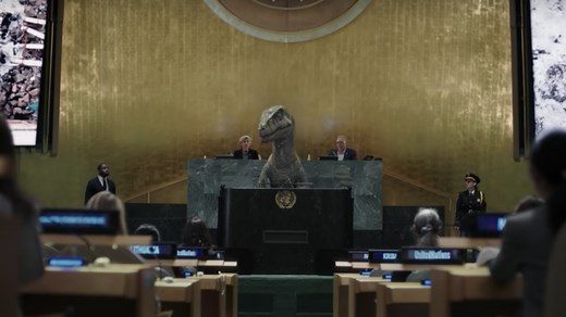 T. Rex Urges Humans to Not 'Choose' Extinction