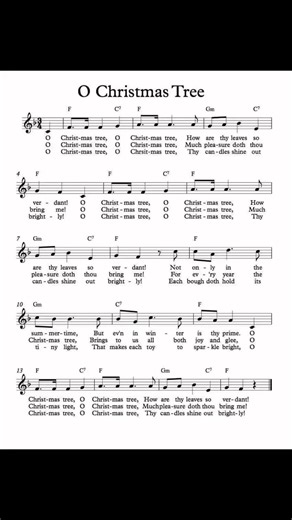 52K views · 389 reactions | “O Christmas tree” sheet music  #christmastree #instrumentalmusic #piano #fblifestyle #pianosheetmusic #sheetmusic | The Keyz | Facebook