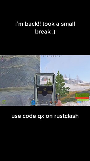 i’m back!! how has everyone’s rust wipes been?? code qx on rustclash #rust #consolerust #fyp #youtube #tiktok #twitch