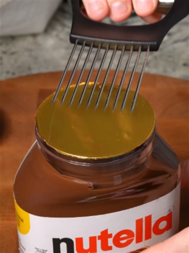 Most satisfying Nutella video #lifehack #asmr #chocolate | Nutella