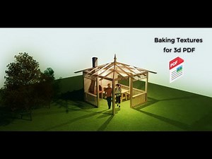Amazing 3D PDF by Texture Baking