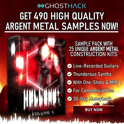 🔥 More Power, More Riffs, More Hellshot – Volume 3 is Here! 🔥 Unleash pure metal mayhem with live-recorded electric guitars and bass that cut through the mix like a chainsaw. Whether you're crafting epic breakdowns or melodic hooks, Hellshot 3: Argent Metal gives you the firepower you need: 🎸 Crushing guitar and bass recordings – played and captured live by a professional guitarist 🥁 One-shots to punch up your drums and riffs 🎹 Full MIDI files for all melodic content – total control, endles