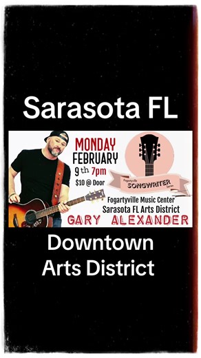 @Fogartyville Community Center Feb 9th 2026 #songwriter series #garyalexandermusic