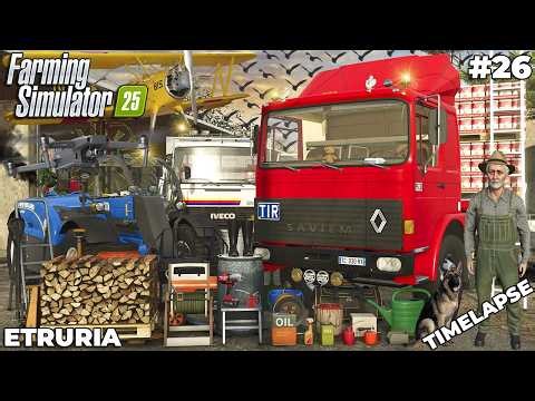 SNOW REMOVAL & MOVING PRODUCTS BETWEEN PRODCUTIONS ❄️📦 | ETRURIA | Farming Simulator 25 | EP 26