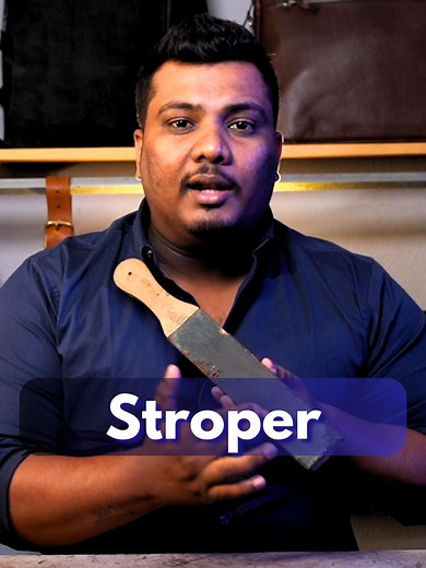 Stroper - get to know leather tools #craftedbythilina #tools #clc #leather #diy #ceylonleathercrafts