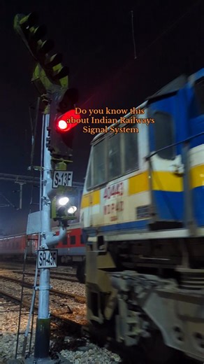 Nfr_diaries_official on Instagram: "Indianailways isn’t just transport — it’s an engineering miracle 🚆🇮🇳 Comment & share if you love trains Watch till the end 👀 . . . Train passing red signal Railway signals explained Why trains move on red signal Railway rules and safety How train signals work Train operations at night Indian Railways facts Railway knowledge . . #Train #Railway #RedSignal #TrainFacts #RailwaySignals DidYouKnow SignalMystery TrainSafety Engineering Infrastructure IndianRailw