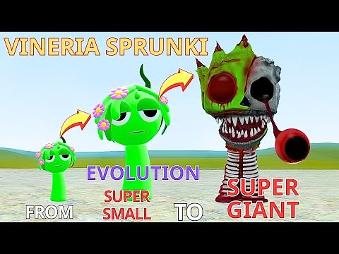 Vineria Green Sprunki: The Evolution From Super Small to Super Giant | GMod