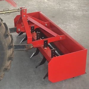 [Hot Item] Cultivator Tiller Mini Tractor Drag Box Scraper Blade for Farm: Pull - Type Motor Grader Grading Machine Land Leveller