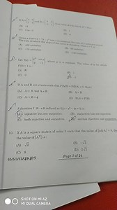 neither injective nor surjective 10. If A is a square matrix o... | Filo