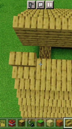 Minecraft Mobile Wooden House Building | #minecraft #minecraftpocketedition #minecrafthouse