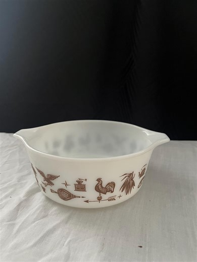 Pyrex Early American Round Casserole Dish | 472, 1.5 PT | No Lid - Etsy