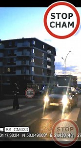O włos od potrącenia pieszej przez kierowce Volvo 1.10.2025 Dębica | Stop Cham