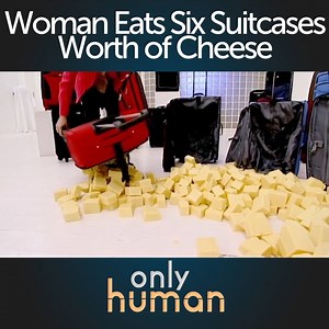 Kate eats six suitcases worth of cheese in a year. | Only Human