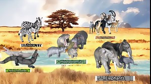 FUNSHOWCASE African Jungle Animals Male Okapi Toy Figure Realistic Plastic Figurine Height 3.5-inch