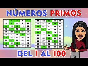 Los Números Primos del 1 al 100 I NÚMEROS PRIMOS I VERSIÓN Completa