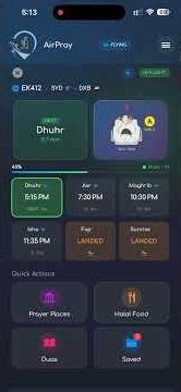 AirPray - Smart Prayer Times for Travelers | Islamic Flight Tracker App