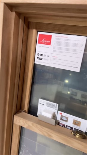 Loewen Windows and Doors on Instagram: "White Oak Double Hung - this unit is hot! 🔥 Next step… pre-finishing!"