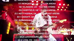 17K views · 715 reactions | You've been warned, Switzerland. Tickets & VIP Packages for our 2020 Tour with BEHEMOTH! are on-sale now. Get yours while they last at https://www.livenation.de/artist/slipknot-tickets | Slipknot | Facebook